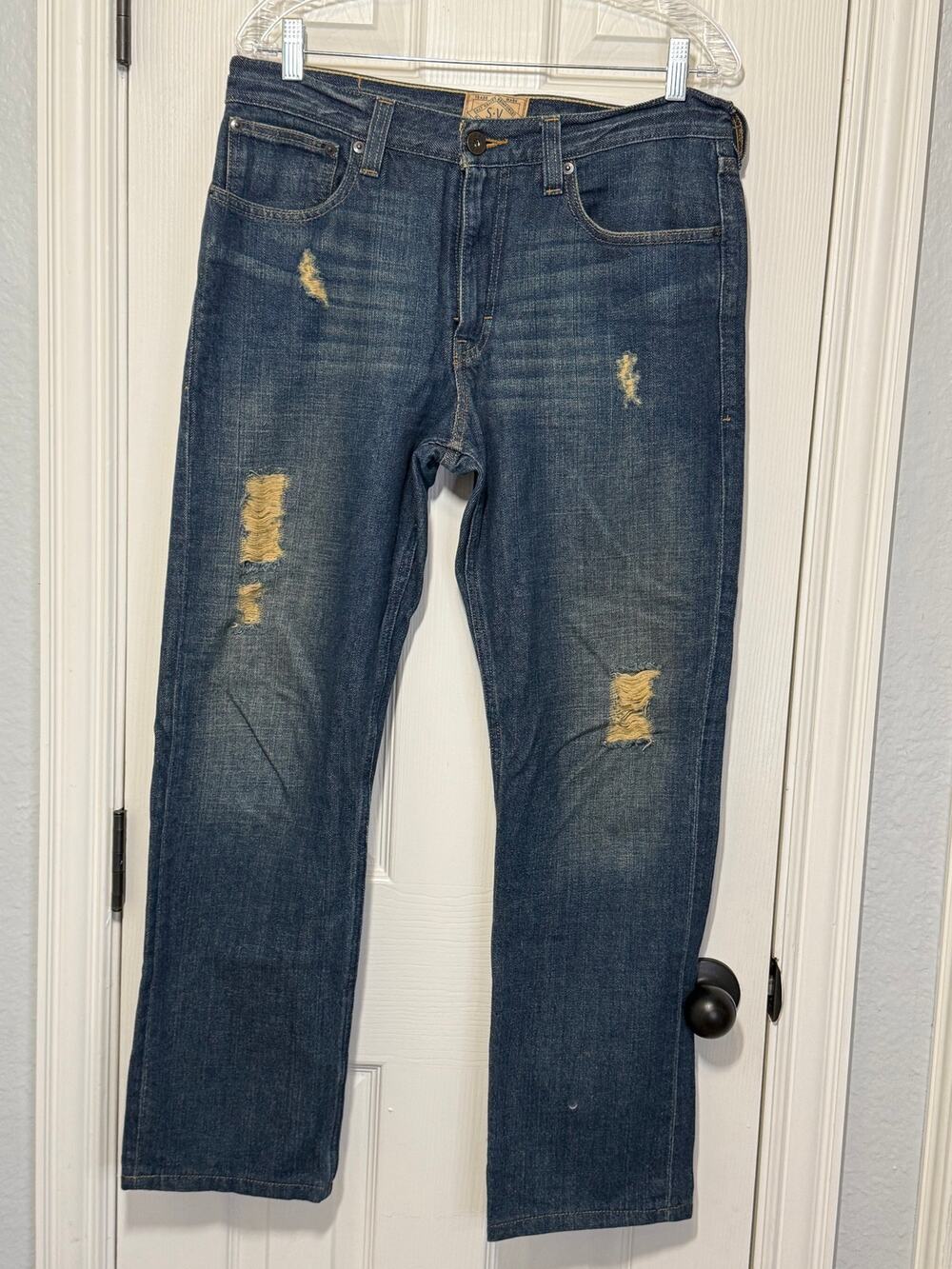 Salt Valley Jeans 32 Distressed Grunge Revival Street Style Denim